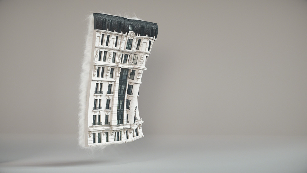 Still from Prasada Wind video artwork showing a surreal moment