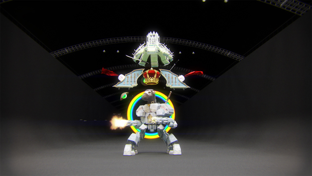 Robot Ninja 3D animation