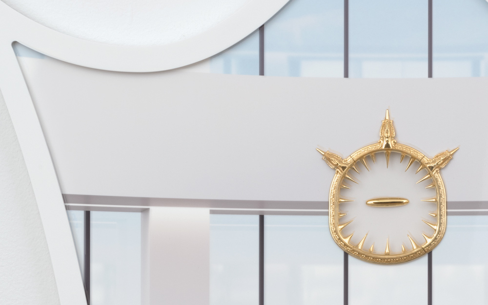 Detail of contemporary art piece