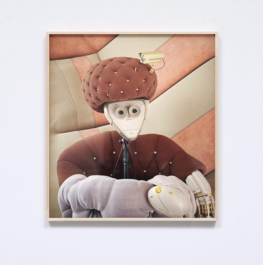 Install of the Soft Power on a white wall