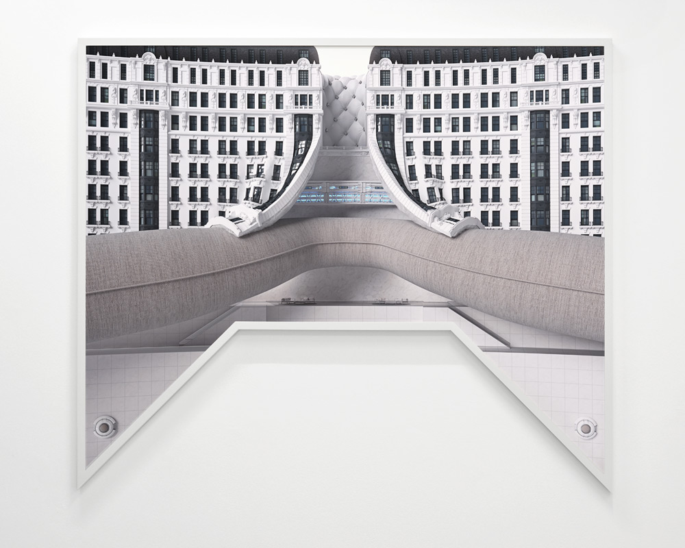 Jonathan Monaghan's black and white contemporary art