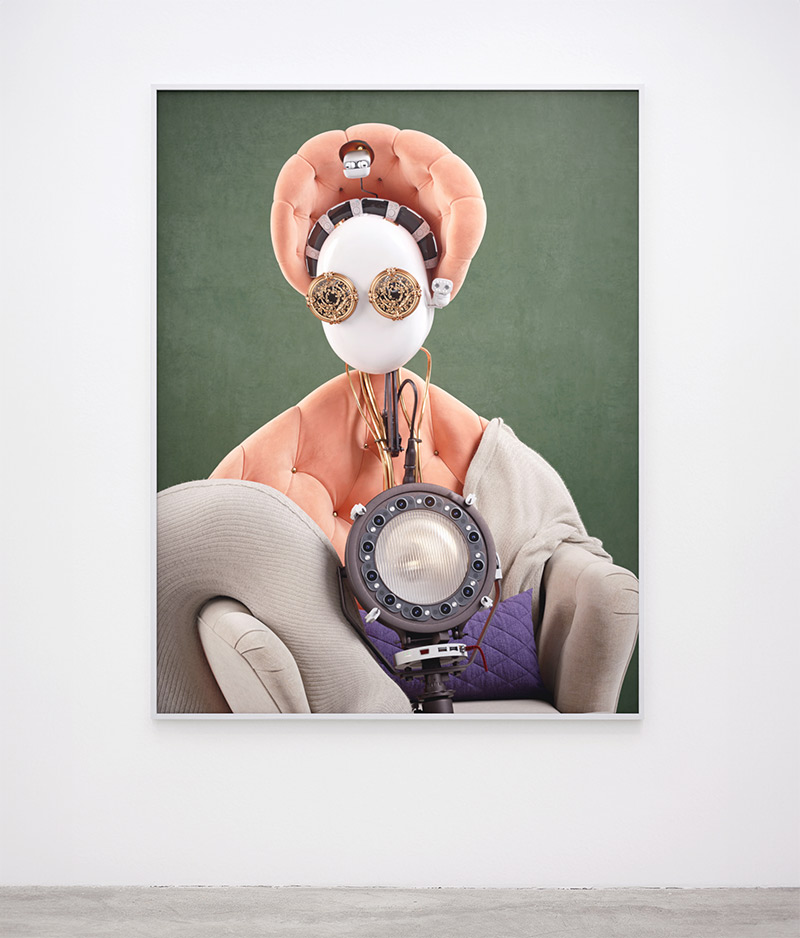 Soft Power fashion art print showing detailed textures