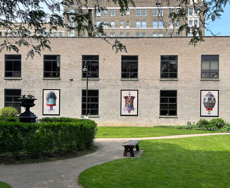 Public Art installation in Rochester